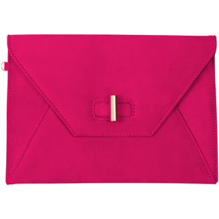 Valerie Chocolate 10.5" x 0.5" x 7.5" Oversized Clutch
