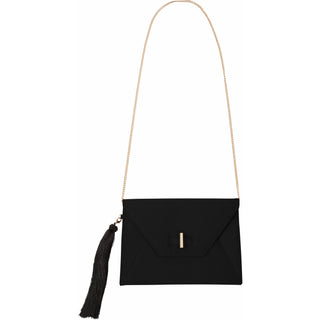 Valerie Chocolate 10.5" x 0.5" x 7.5" Oversized Clutch