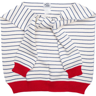 Starboard Stripes 17" x 41" Faux Sweater Scarf