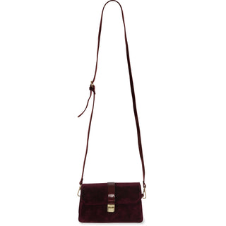 Almond Velvet  Crossbody Bag