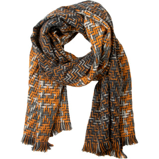 Marigold & Granite 78" x 26" Woven Scarf