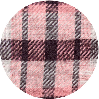 Twilight Blush 74.5" x 25.5" Plaid Scarf