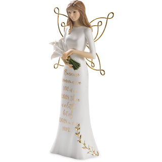 Heaven 7.5" Angel Holding Calla Lilies