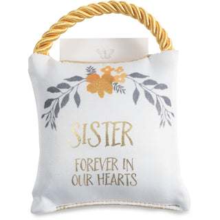 Sister 4.5" Memorial Pocket Pillow