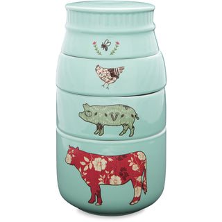 Farm Animals 6" x 3.5" Stacked Measuring Cups