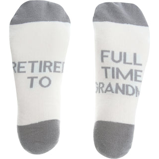 Full Time Grandma Cotton Blend Sock