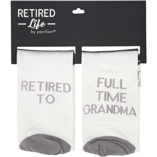 Full Time Grandma Cotton Blend Sock