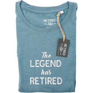 The Legend Small Steel Blue Unisex T-Shirt