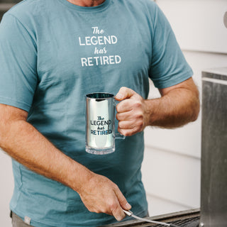 The Legend Small Steel Blue Unisex T-Shirt