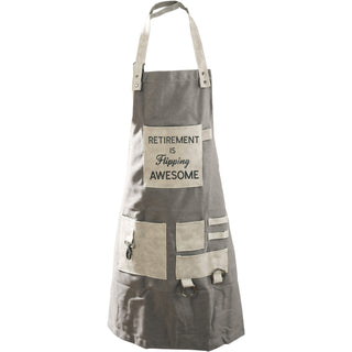 Flipping Awesome Canvas Grilling Apron