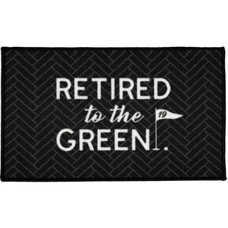 Green 27.5" x 17.75" Floor Mat