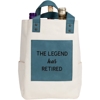 Legend Large Canvas Bottle Gift Bag