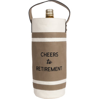 Cheers Canvas Bottle Gift Bag