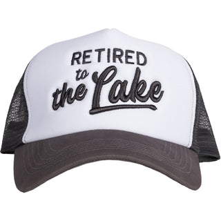Lake Dark Gray Adjustable Trucker Hats