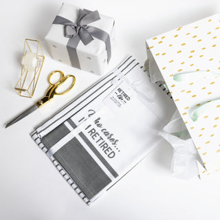 Who Cares Tea Towel Gift Set (2 - 20" x 28")