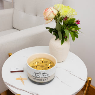 Not Your Problem 12 oz - 100% Soy Wax Reveal Triple Wick Candle Scent: Tranquility
