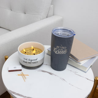 The Legend 12 oz - 100% Soy Wax Reveal Triple Wick Candle Scent: Tranquility