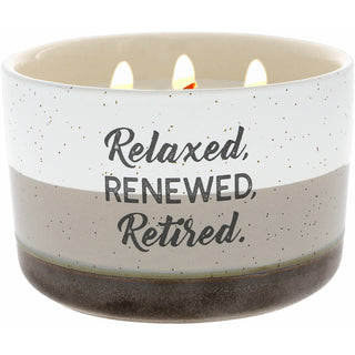 Retired 12 oz - 100% Soy Wax Reveal Triple Wick Candle
Scent: Tranquility