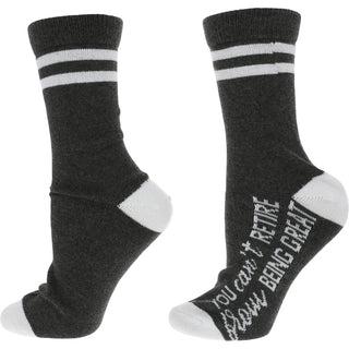 You Can't Retire S/M Crew Socks