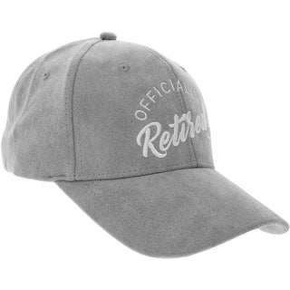 Retired Gray Adjustable Suede Hat
