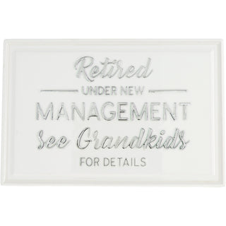 Retired 6" x 4" Ceramic Plaque