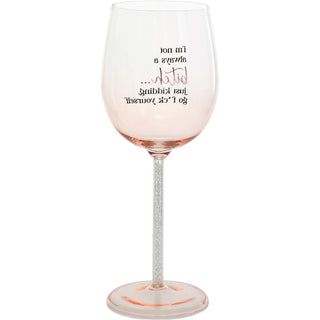 Go F*ck Yourself Gift Boxed 17 oz Wine Glass