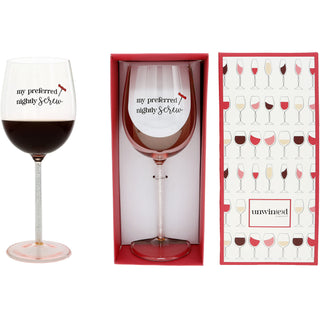 Nightly Screw Gift Boxed 17 oz Wine Glass