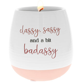 Classy, Sassy, Badassy 14 oz - 100% Soy Wax Reveal Candle Scent: Tranquility