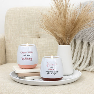 Classy, Sassy, Badassy 14 oz - 100% Soy Wax Reveal Candle Scent: Tranquility