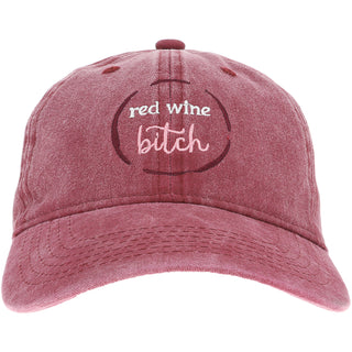 Red Wine Bitch Burgundy Adjustable Hat