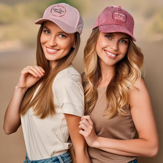 Red Wine Bitch Burgundy Adjustable Hat