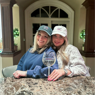 Uncork The Fun Gray Adjustable Hat