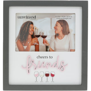 Cheers To Friends 7.75" x 8.25" Frame
(Holds 6" x 4" Photo)