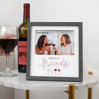 Cheers To Friends 7.75" x 8.25" Frame
(Holds 6" x 4" Photo)