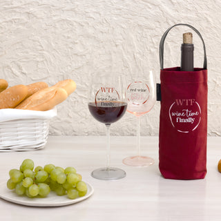 WTF Wine Bottle Gift Bag