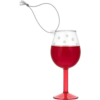 Besties 4" Mini Wine Glass Ornament