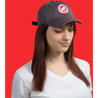 Puppie Love Dark Gray Adjustable Hat