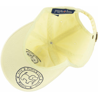 Peace Light Yellow Adjustable Hat