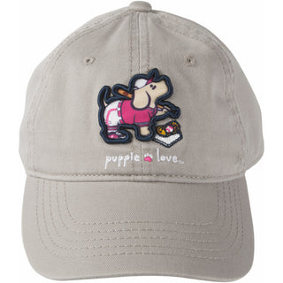 Softball Light Gray Adjustable Hat