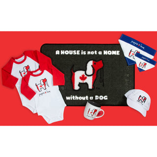 Canada 7" x 5" Canvas Slip on Pet Bandana