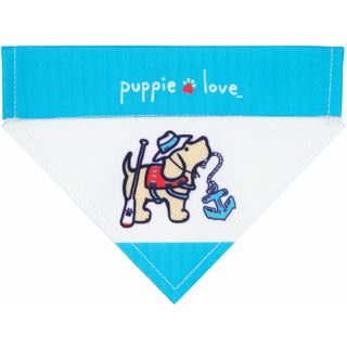 Lake 12" x 8" Canvas Slip on Pet Bandana