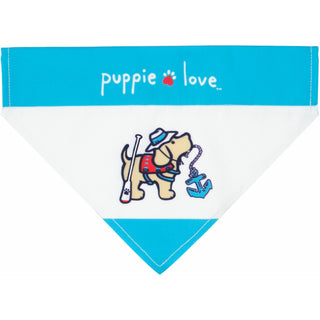 Lake 7" x 5" Canvas Slip on Pet Bandana