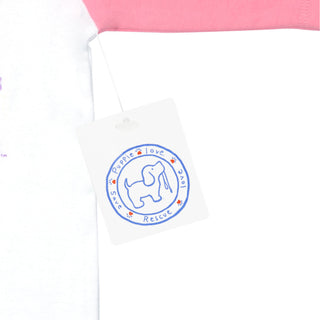 Tie Dye 12-24 Months 3/4 Length Pink Sleeve Onesie