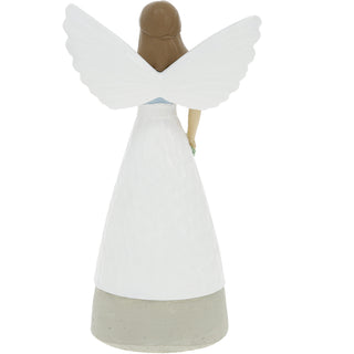 Mom 7" Angel with Flowers