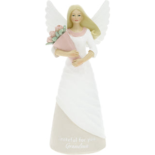 Grandma 6.5" Angel with Flowers
