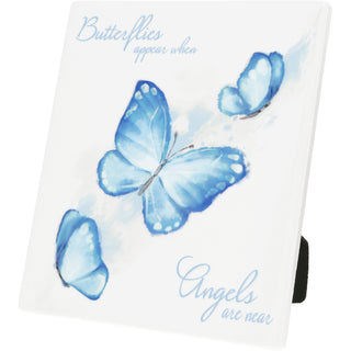 Butterflies 5.5" Ceramic Plaque