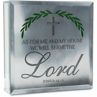 Lord 6" Lit-Mirrored Plaque