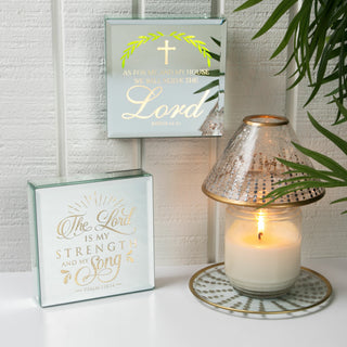 Lord 6" Lit-Mirrored Plaque