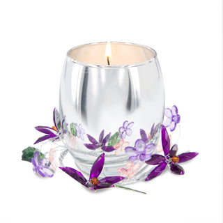 Godmother Purple Flower 3.5 oz 100% Soy Wax Candle Scent: Jasmine