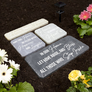 Home Is Where 7.75" x 7.75" Garden Stone